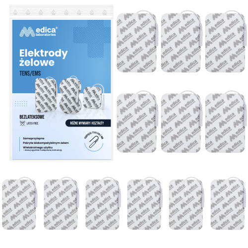 Elektroda TENS EMS PIN 60 mm x 90mm 12 szt.