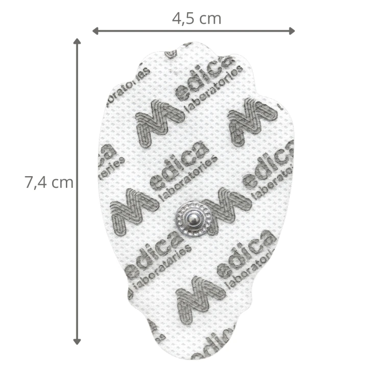 Elektroda żelowa SNAP 74mm x 45mm łapka