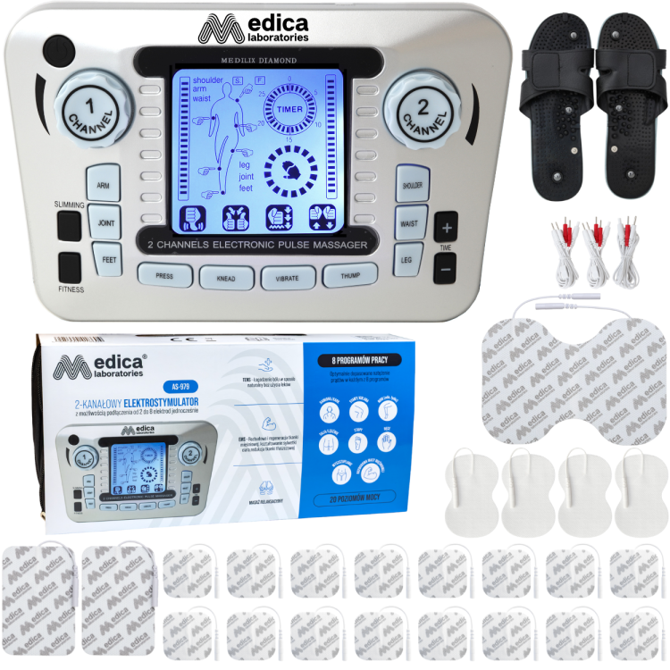 Elektrostymulator TENS EMS AS-979