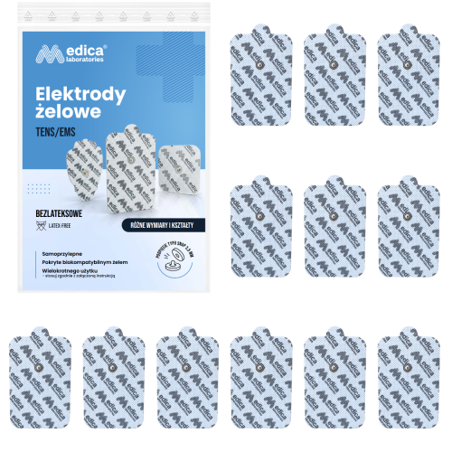 Elektroda żelowa SNAP 90mm x 60mm 12szt.